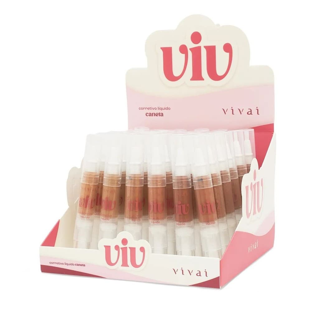 Corretivo Liquido Caneta Viv (g2) Vivai - Box Com 36 Unidade