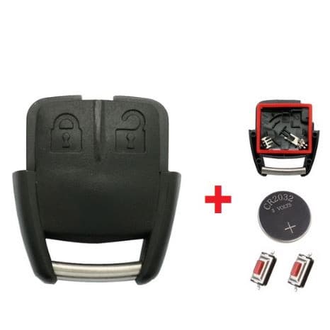 Capa Completa Chave Gm Agile Corsa Celta Montana + Bateria + Botões