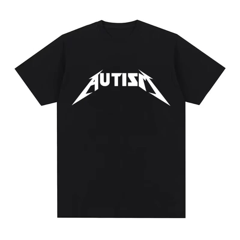 Camiseta estampa Autista metal rock Lançamento