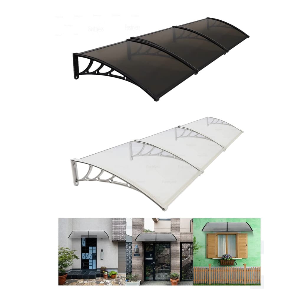 Toldo Modular Policarbonato Completo 3,00x0,60m Porta Janela Encaixe