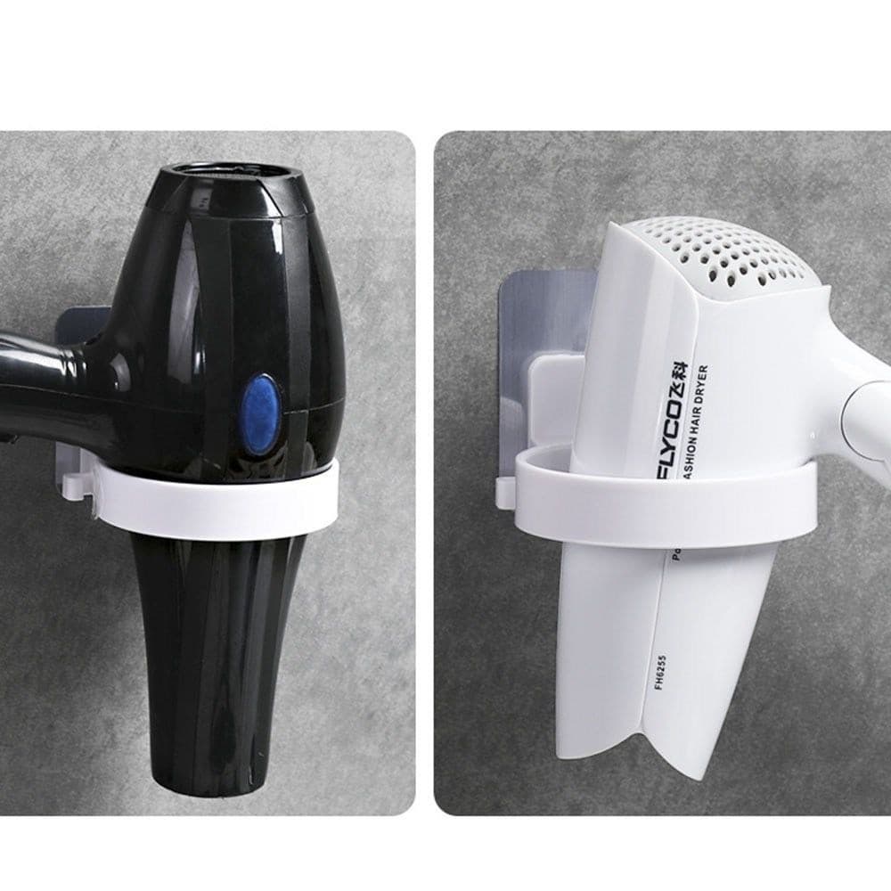 Suporte para Secador de Cabelo – Auto-Adesivo para Parede, Sem Furos