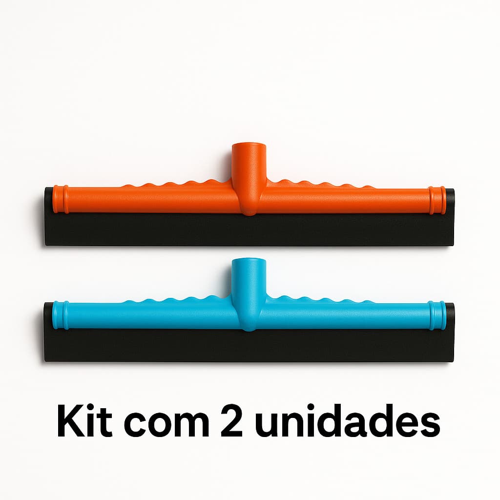 Kit 2 Unidades Rodo de Plástico 40cm Jacaré Sem Cabo Prático, Resistente e Econômico Envio Rápido !
