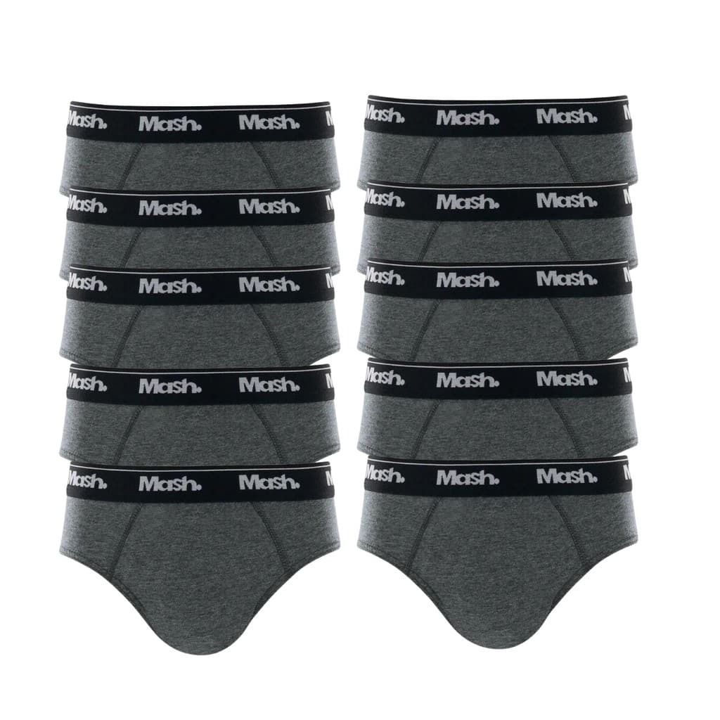 Kit 10 Cuecas Slip Infantil Mash 015.20  Original Algodão Combo Promoção
