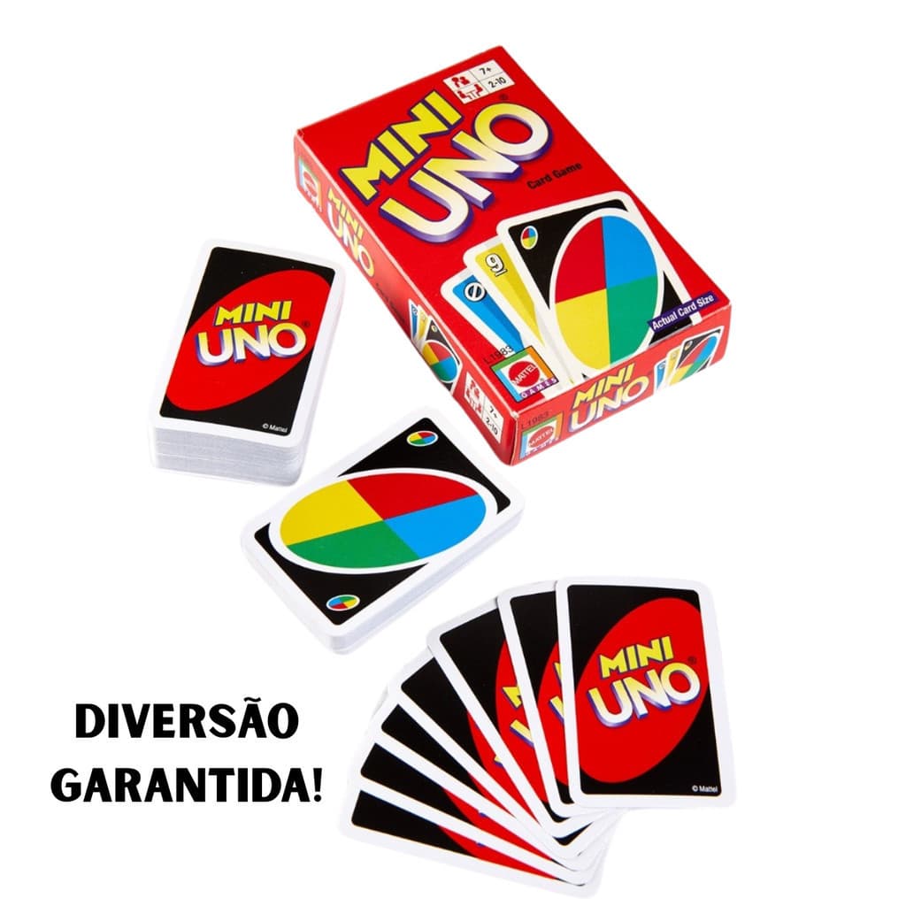 Lembrancinha Mini Jogo de cartas UNO cartas festas aniversario
