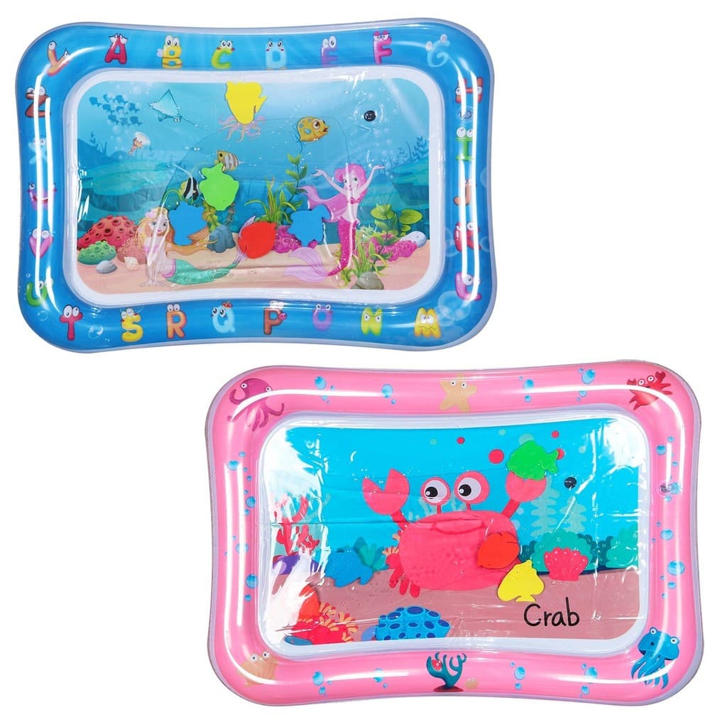 Tapete Inflável Aquático De Atividades Sensorial Para Bebê Tema Fundo Mar - Art Baby