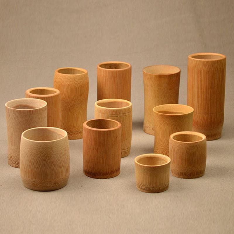 Frete grátis tubo de bambu multifuncional doméstico comercial copo de água Natural inteiro bambu Kung Fu xícara de chá s