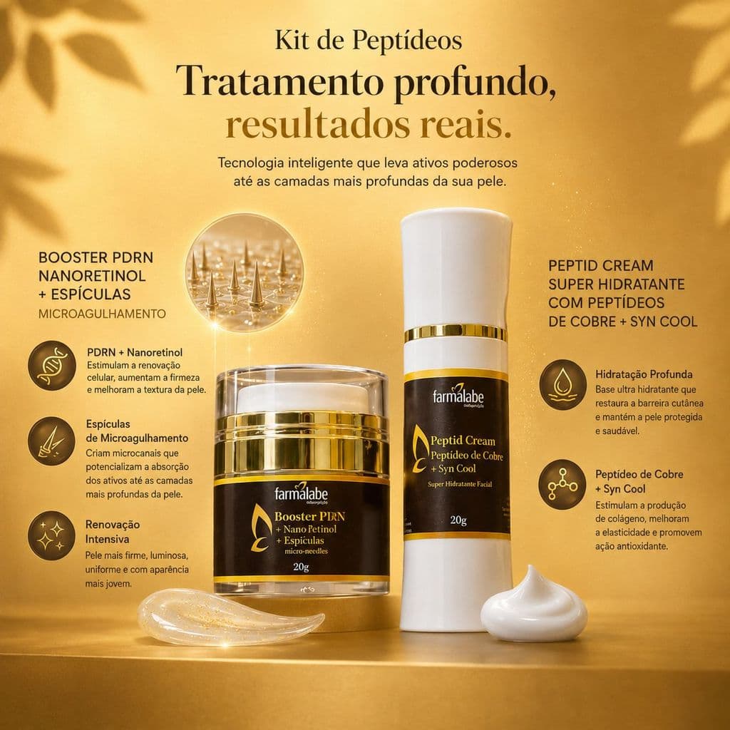 Kit Peptídeos – Espícula + PDRN + Peptídeos - 2 PRODUTOS