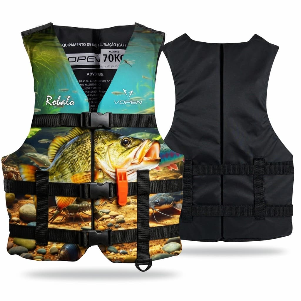 Colete Flutuador Pesca Vopen Fishing PES03