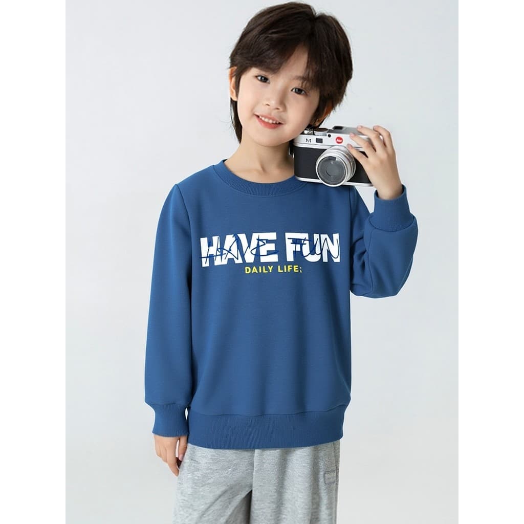 27 crianças roupas infantis outono inverno novo estilo 2026 versão coreana forro de lã infantil moletom esportivo roupas