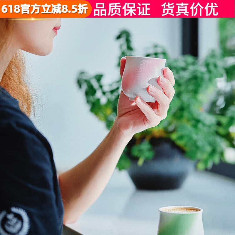 MUVNA MUVNA Cerâmica Juxiang Xícara de café feita à mão Copo de compartilhamento de cheiro Copo de degustação Copo senso
