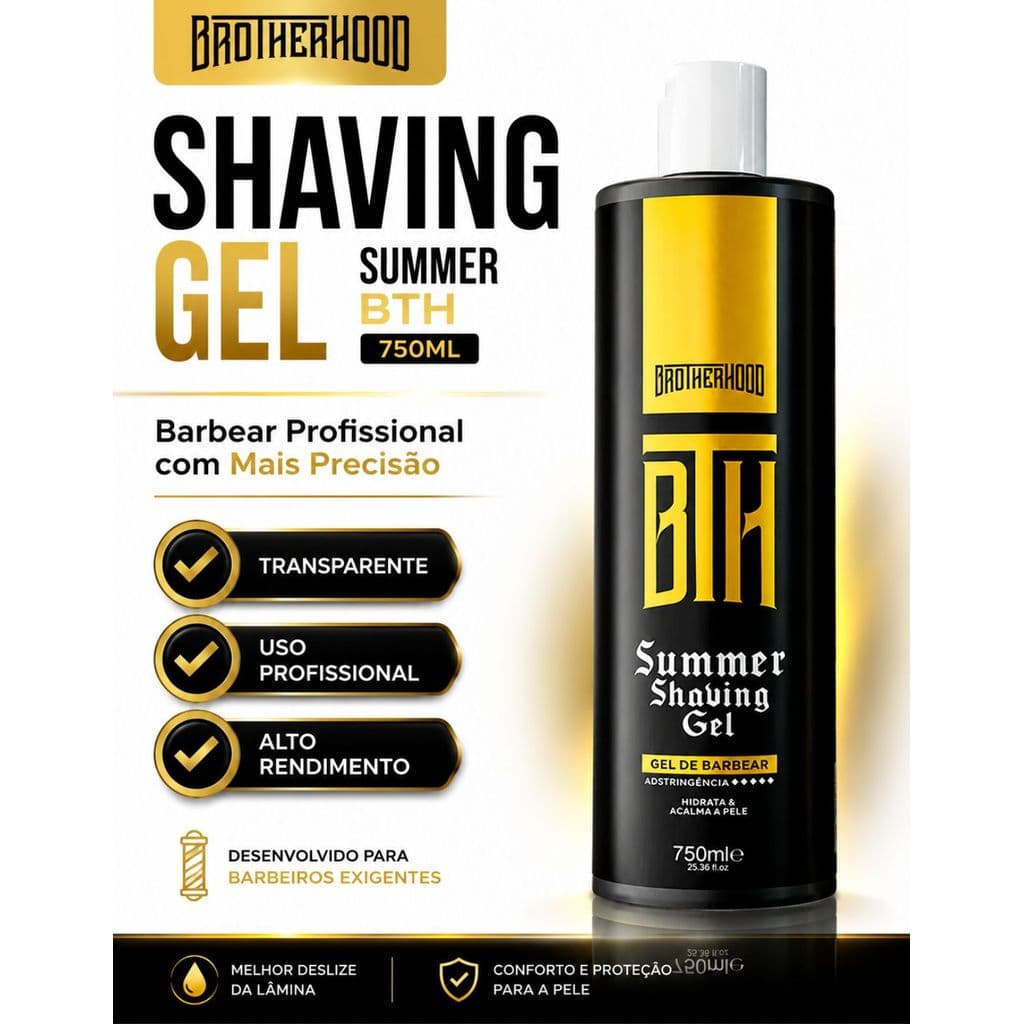 SHAVING GEL SUMMER 750ML BTH