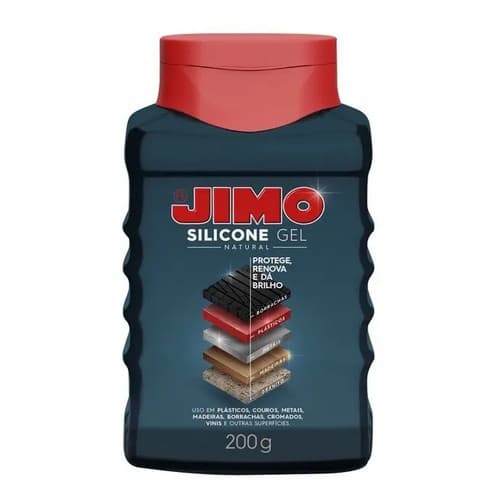 Silicone Gel 200ml Natural Jimo Marmore Madeira Metal Plasti