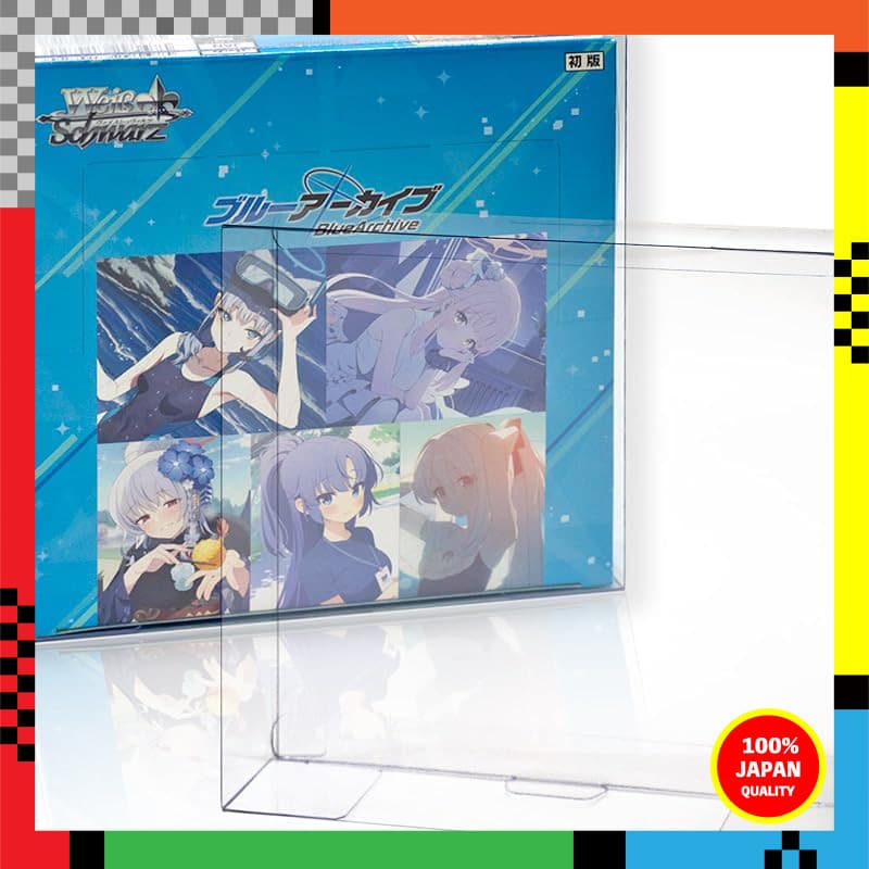 EYESRAIL Boxx Guardian Hard Loader - UV Protection Transparent Storage Case for Weiss Schwarz Boxes (Set of 10)