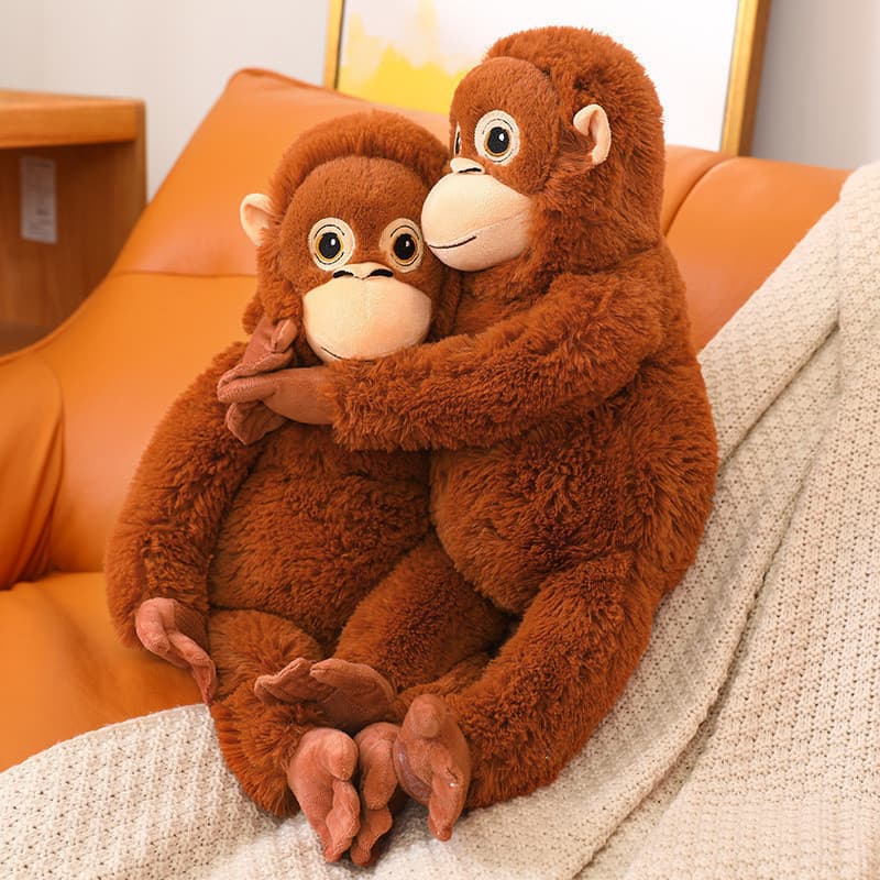 Pelúcia De Macaco De 66cm , Boneca Orangotango , Brinquedos De Macios , Presentes De Aniversário Para O Natal , Ano Novo