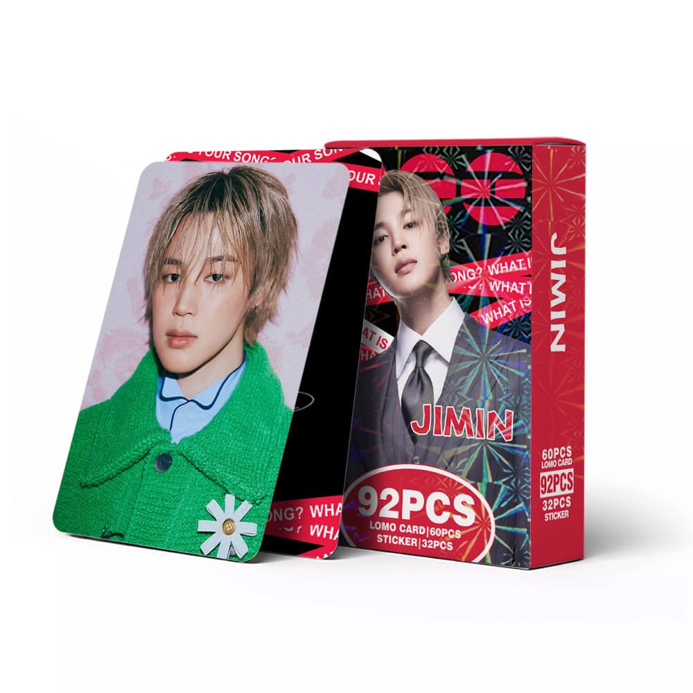 92 Unidades/Caixa BTS SOLO Jimin Photocards ARIRANG KPOP LOMO Cartão