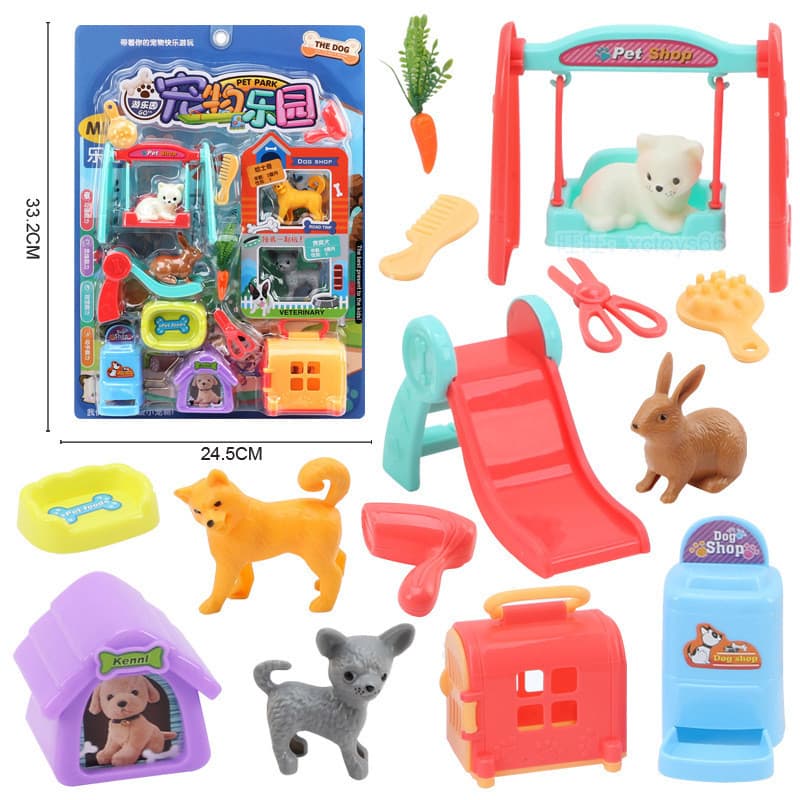 Frete grátis: conjunto de brinquedos de faz de conta para crianças, com tema de hospital veterinário e kit de médico, in