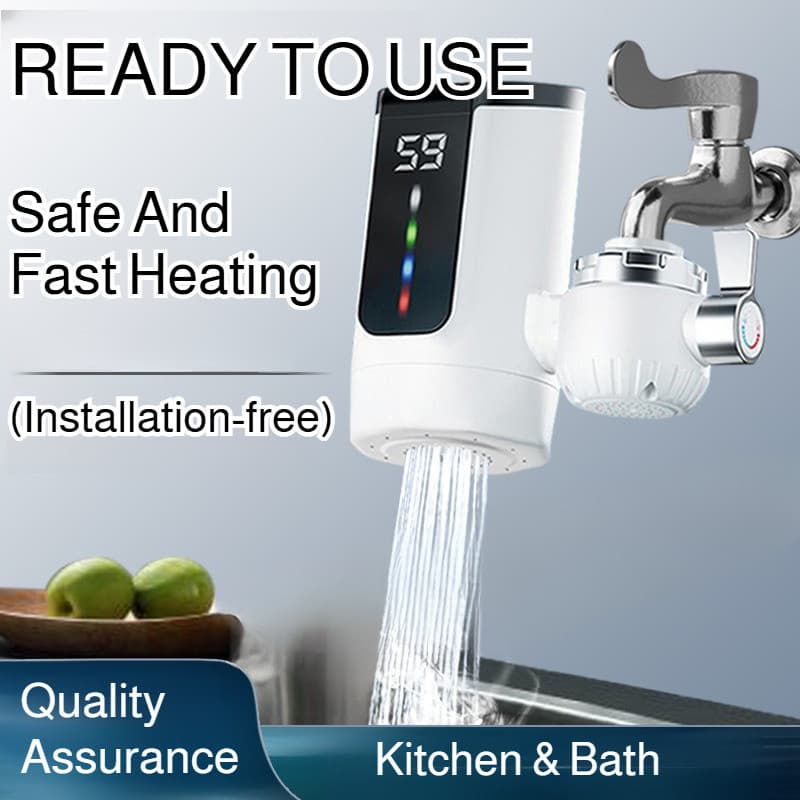 tallationfree electric hot and cold faucets tant hot faucets/Grifo Elétrico/Sem Instalação