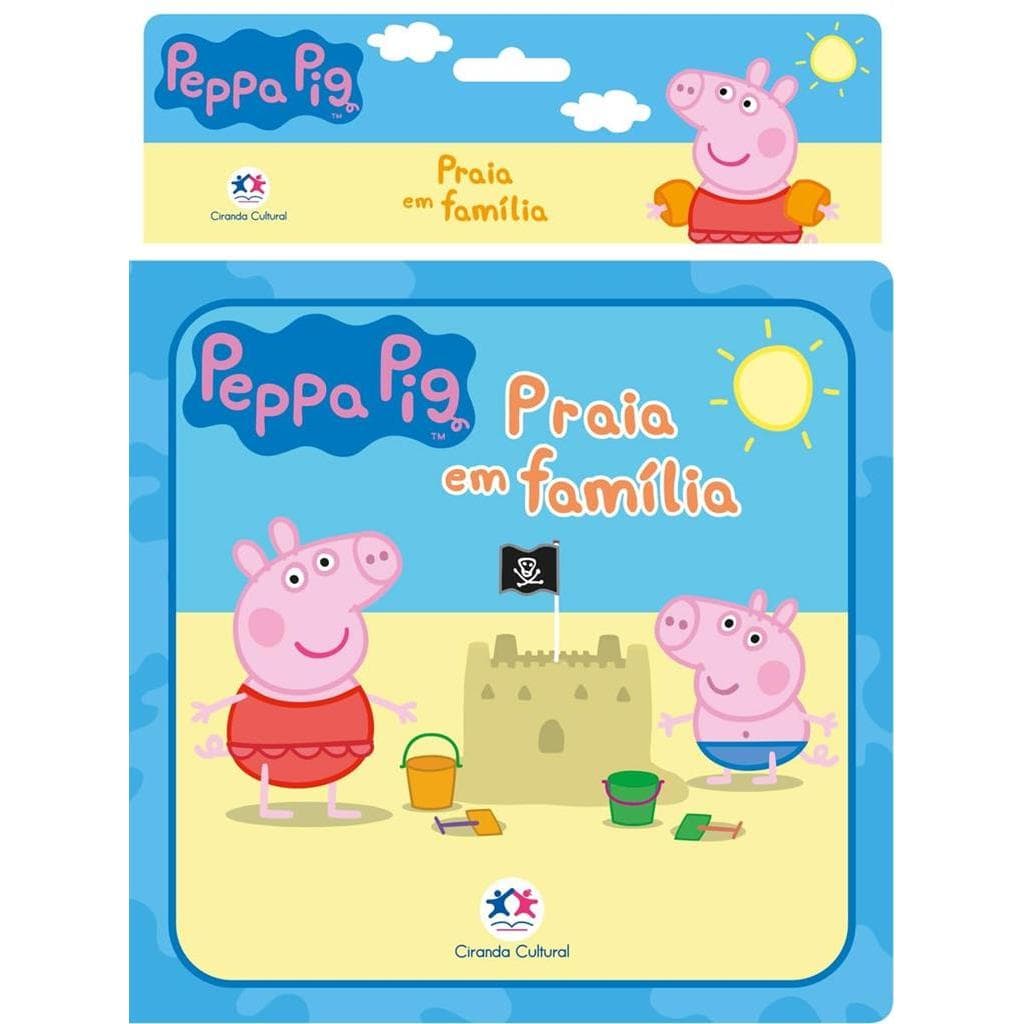 PEPPA PIG - PRAIA EM FAMÍLIA - LIVRO DE BANHO autor CIRANDA CULTURAL