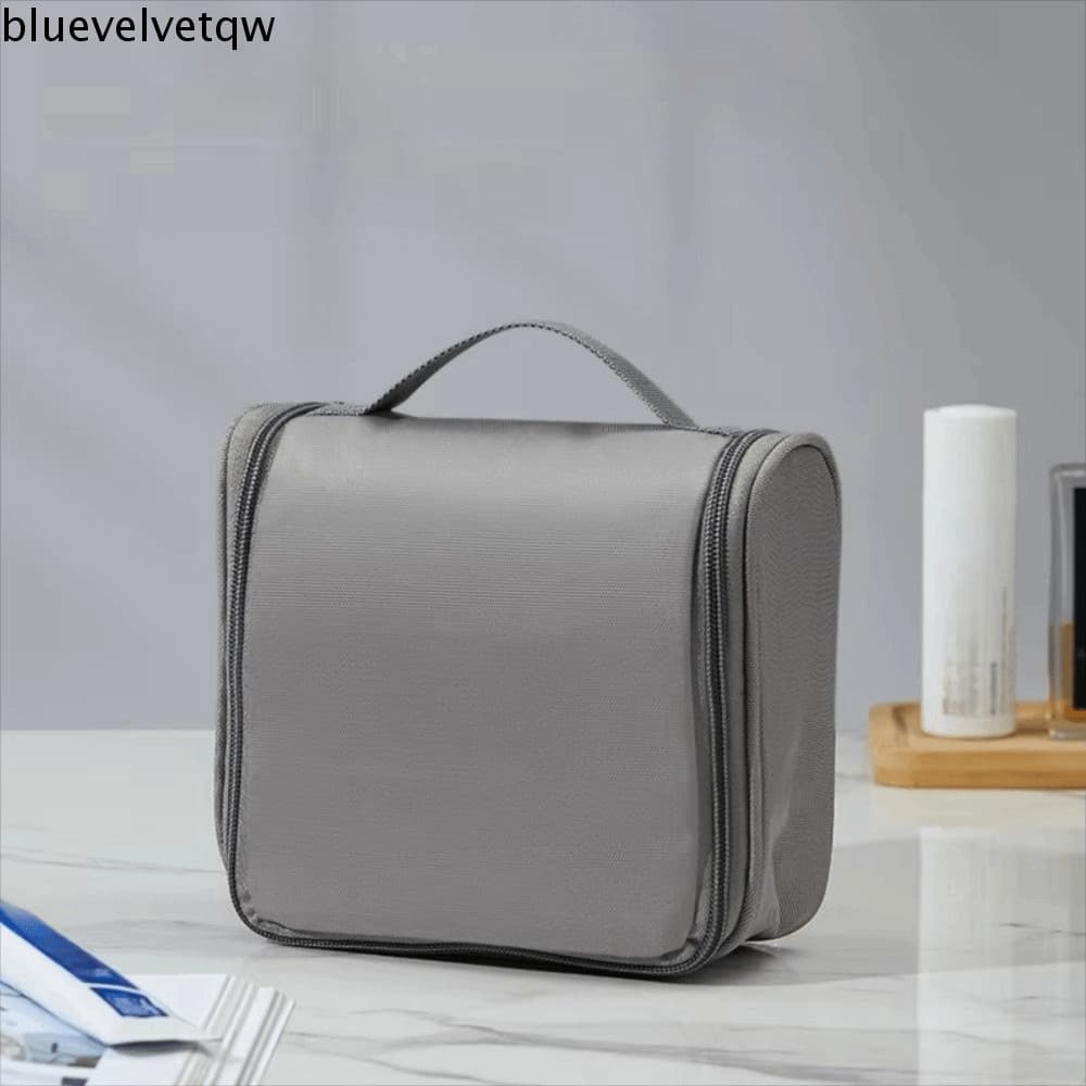Bolsa Cosmética De Viagem BLUEVELVETQW , Compartimentos Secos E Molhados , De Armazenamento Tipo Suspensão De Grande Cap