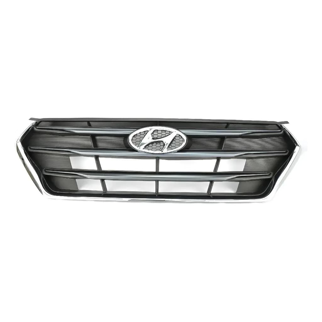 Grade Do Parachoque Dianteiro Hyundai Creta 2017/2021 CromadO