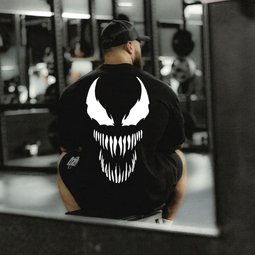 Camiseta Masculina Oversized Unissex 100% Algodão Treino Academia Estampa VNM Streetwear Entrega imediata!!