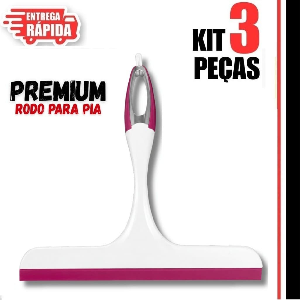 Mini Rodinho de Pia Cozinha Rodo Seca Pia Plastico 13CM SQ