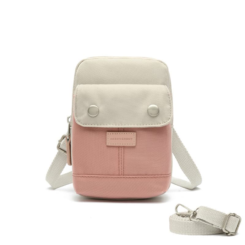 NX DONUT Bolsa Mensageiro Feminina All-Match ins Bonito Mini Bolsa Pequena Versão Coreana Bolsa para Celular Bolsa de Om