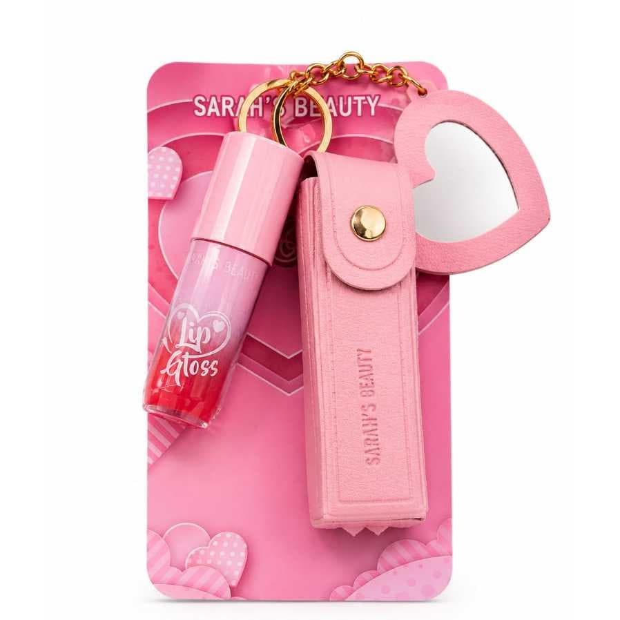 LIP GLOSS C/ESPELHO E PORTA GLOSS SARAH’S BEAUTY