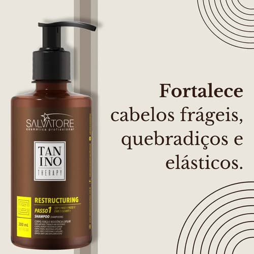 Shampoo Tanino Therapy Restructuring Passo 1 Salvatore 300ml