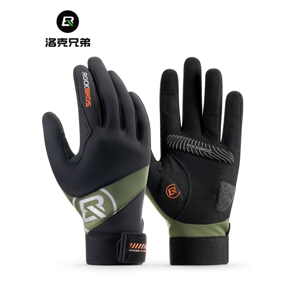 Rock irmãos dedo longo luvas de ciclismo estrada Mountain Bike luvas finas dedo cheio das mulheres dos homens primavera