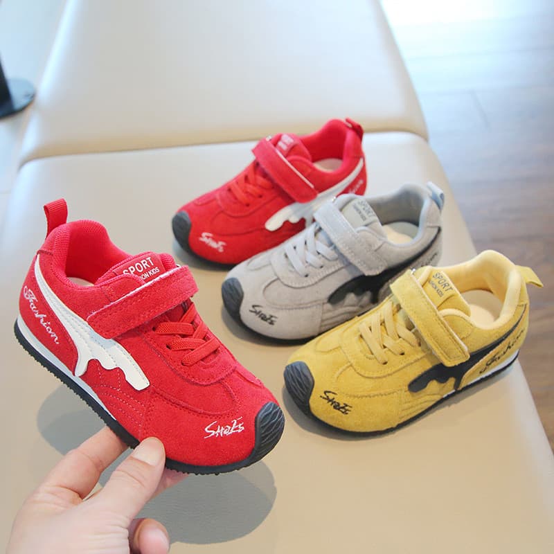 5 outono inverno sapatos infantis feminino menino bebê 2025 novo estilo na moda 4 vermelho menino Forrest Gump sapatos m