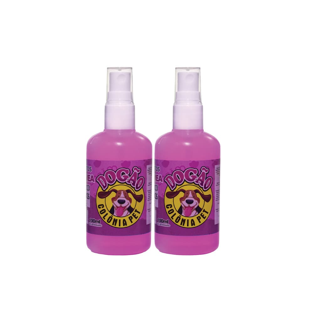 Perfume Colônia Dogão Cães Fêmea 100ml Kit 2 Unidades