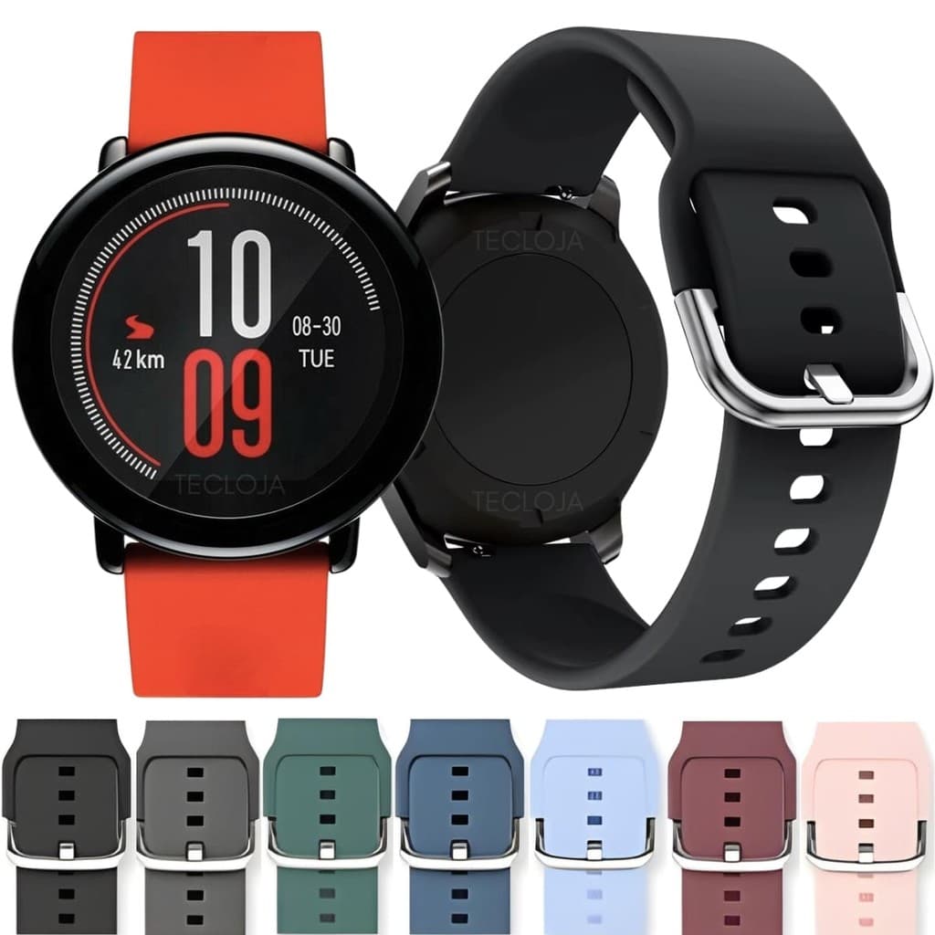 Pulseira Para Amazfit Pace A1612 Pulseira Silicone Para Amazfit Pace Pulseira |Silicone 22mm