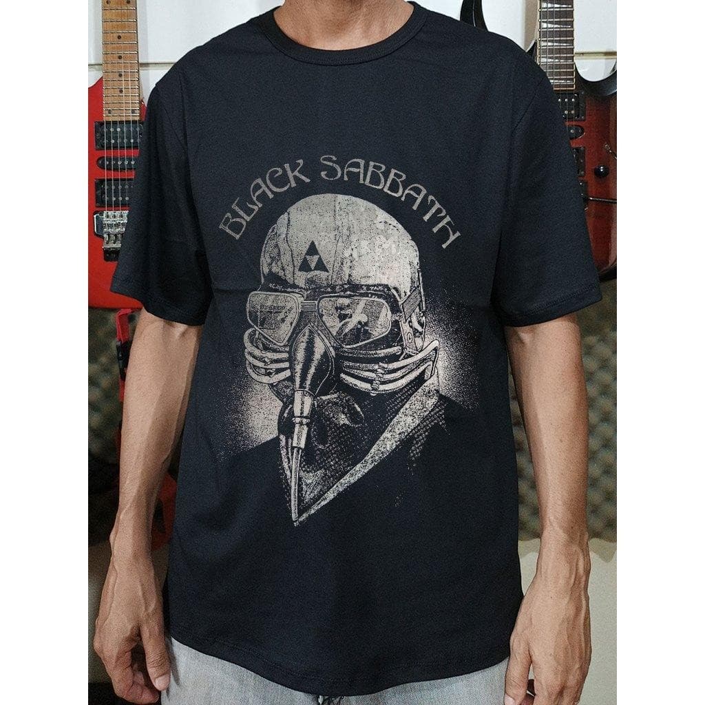 Camiseta de rock com estampa do Black Sabbath Tony Stark Rock Us Tour 78