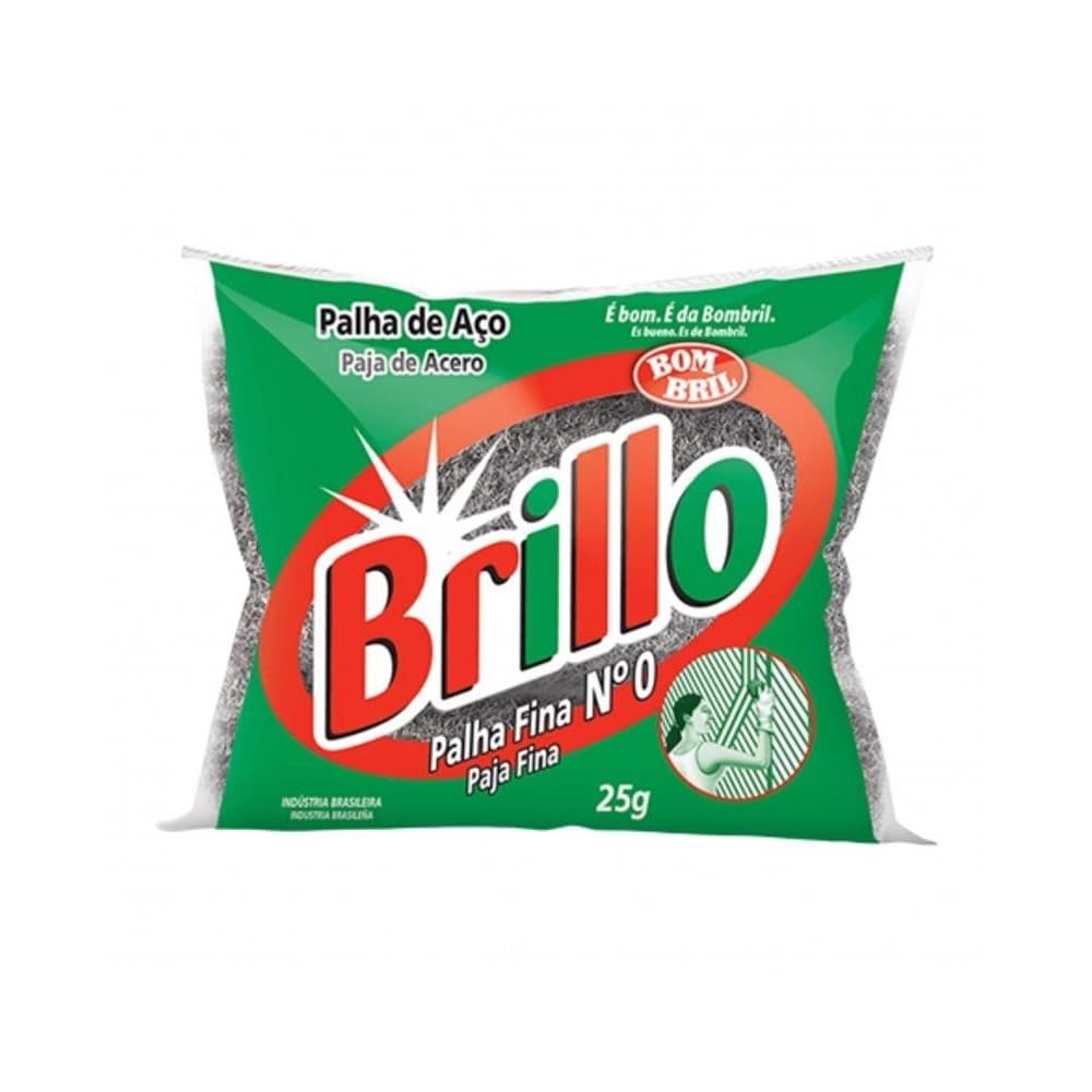 PALHA DE ACO Nº 0 BRILLO - BOMBRIL