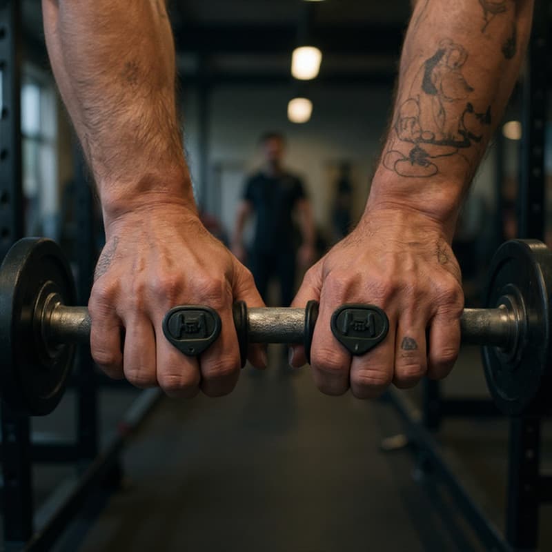 Luva Premium Entre os Dedos Crossfit Anatômica Anticalo Borracha Exclusiva
