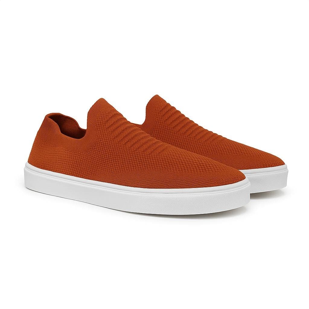 Tênis Slip On Masculino Knit Moderno Estilo Casual Conforto