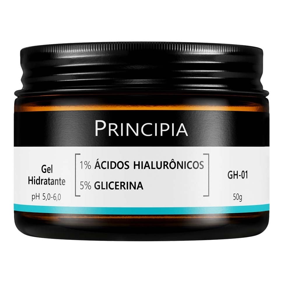 Gel Hidratante facial GH-01 Principia - Ácidos Hialurônicos + Glicerina 50g