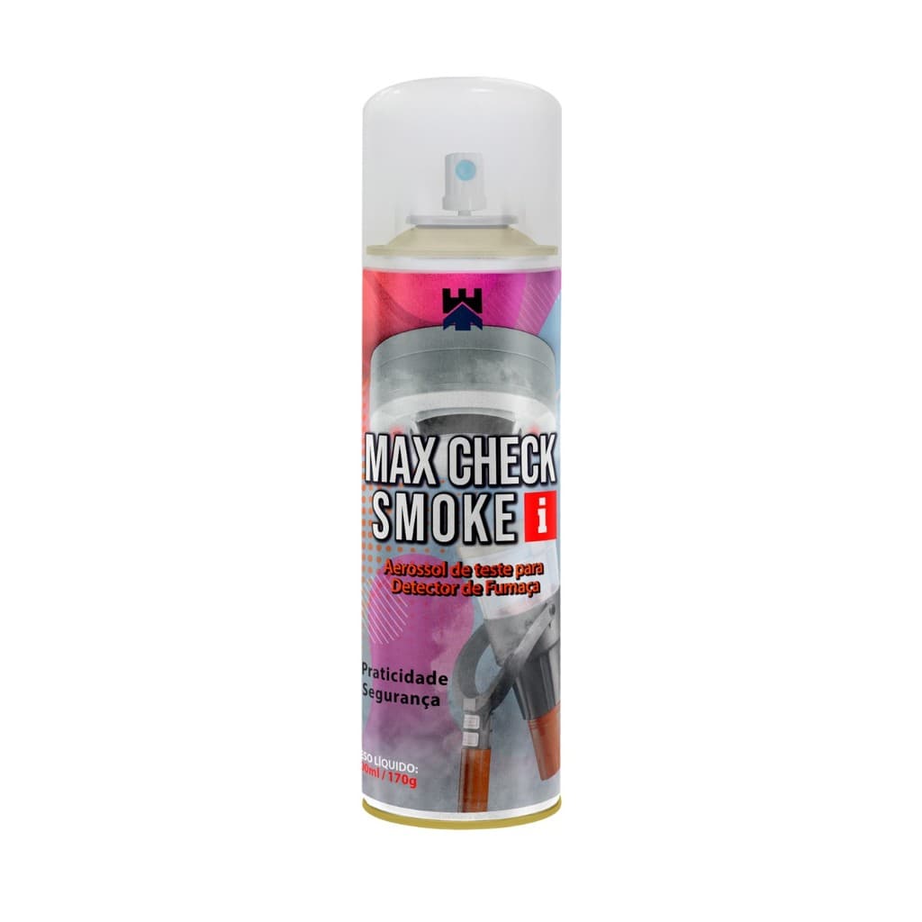 MAX SMOKE CHECK  I -  DETECTOR DE FUMAÇA SPRAY PARA TESTE 300ml - INFLAMÁVEL