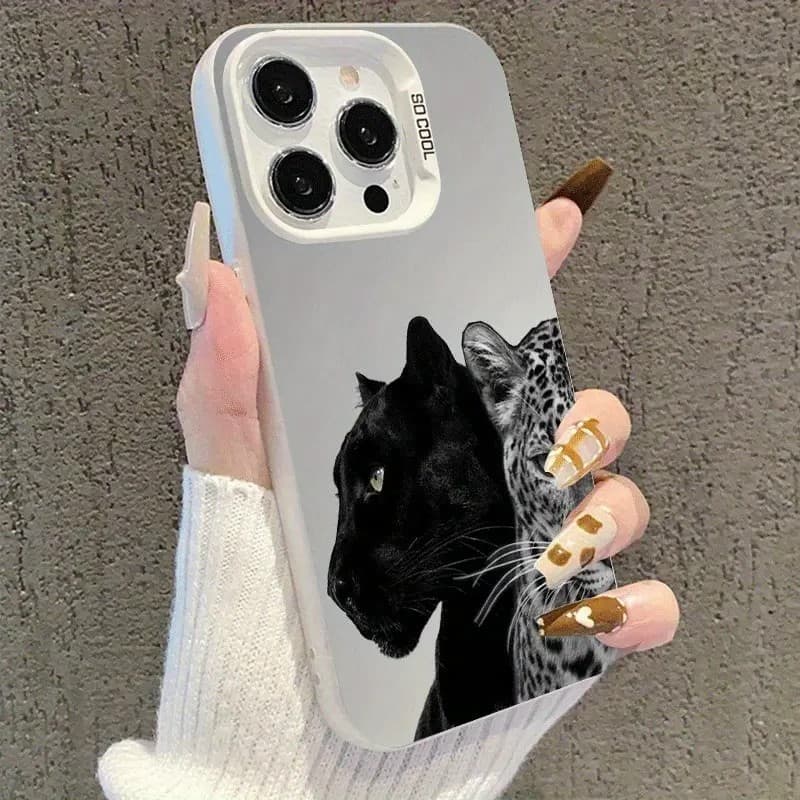 Capinha Capa para Redmi  poco x7 x6 F6 x5 pro 12 13 14 note 14 13 9 12 pro 4G/5G Chita Selvagem acrílico Anti-impacto