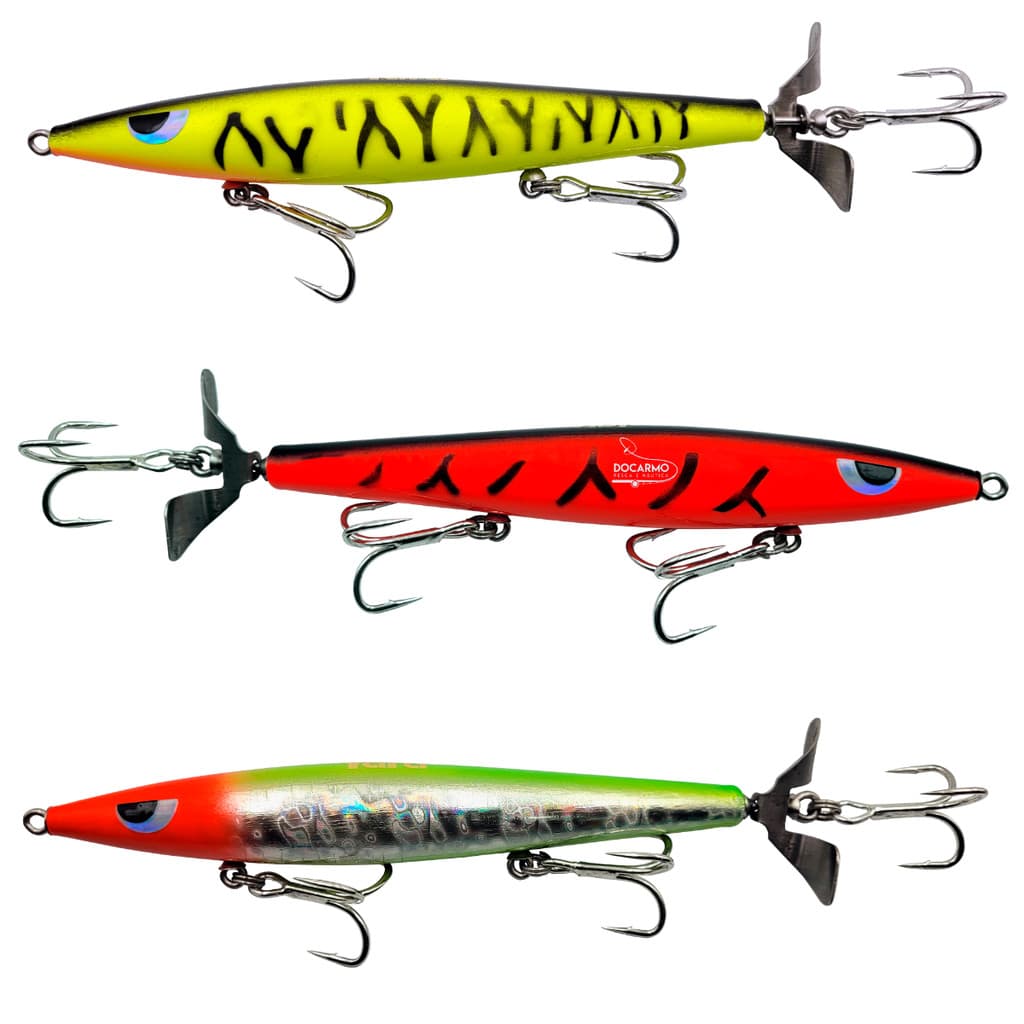 Isca Artificial Devassa Yara Em Madeira Com Hélice 14cm 35g Escolha a Cor