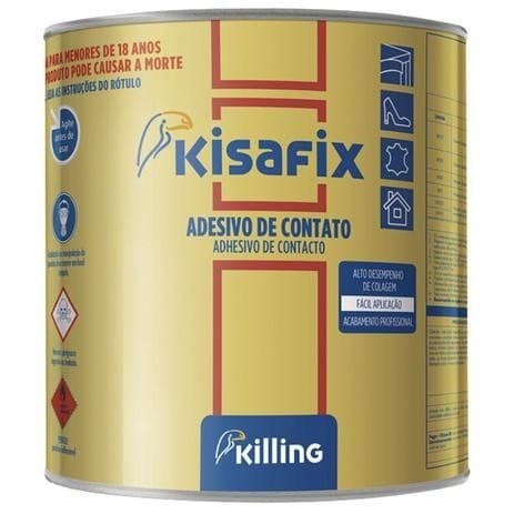 Cola de Contato 2,8kg Kisafix Couroforte - Sapateiro e Marceneiro