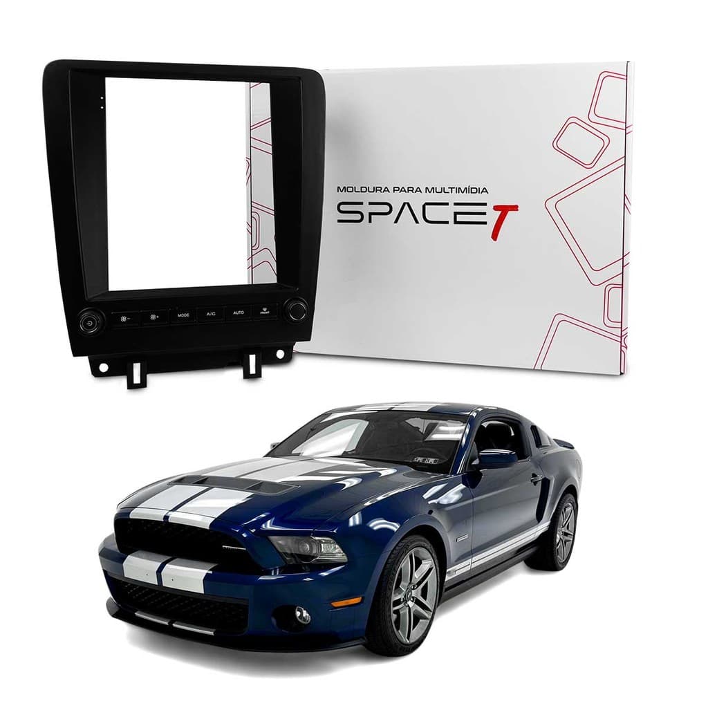 Space T Moldura Mustang 2011 A 2013 Preto