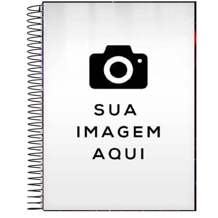 Caderno Personalizado com sua Imagem 1, 10 ou 20 Matérias