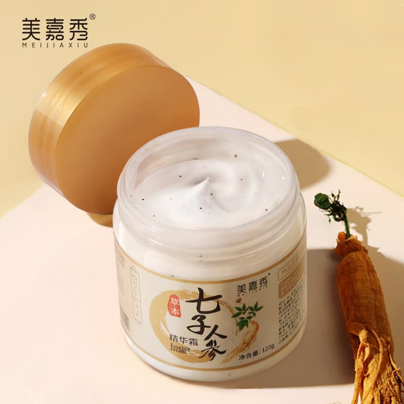 Meijiaxiu Qizi Creme Ginseng Essência de Ervas Creme Hidratante Refrescante Controle de Óleo Hidratante Firmador Creme d