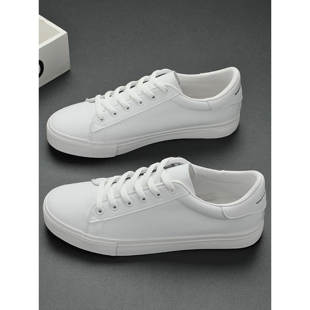Homens homens sapatos casuais casal versão coreana na moda sapatos planos primavera outono novo estilo All-Match microfi