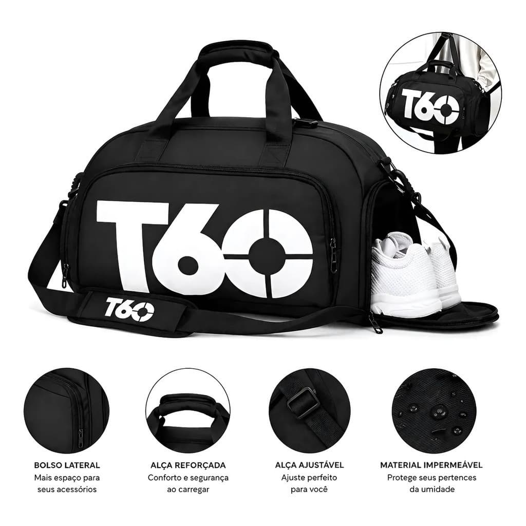 Bolsa Esportiva Multifuncional Impermeável Academia Viagem Mala Bordo Mochila Porta Tênis Presente Dia dos Pais