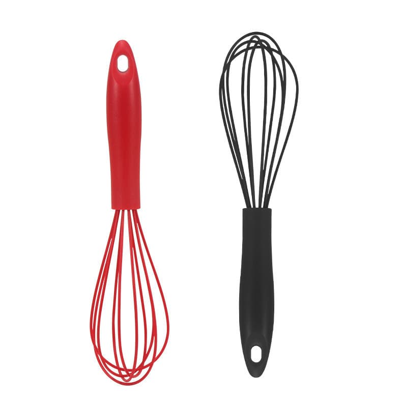 Fabricante pronto estoque batedor de silicone misturador Manual cozimento de silicone criativo novo batedor de alça de p