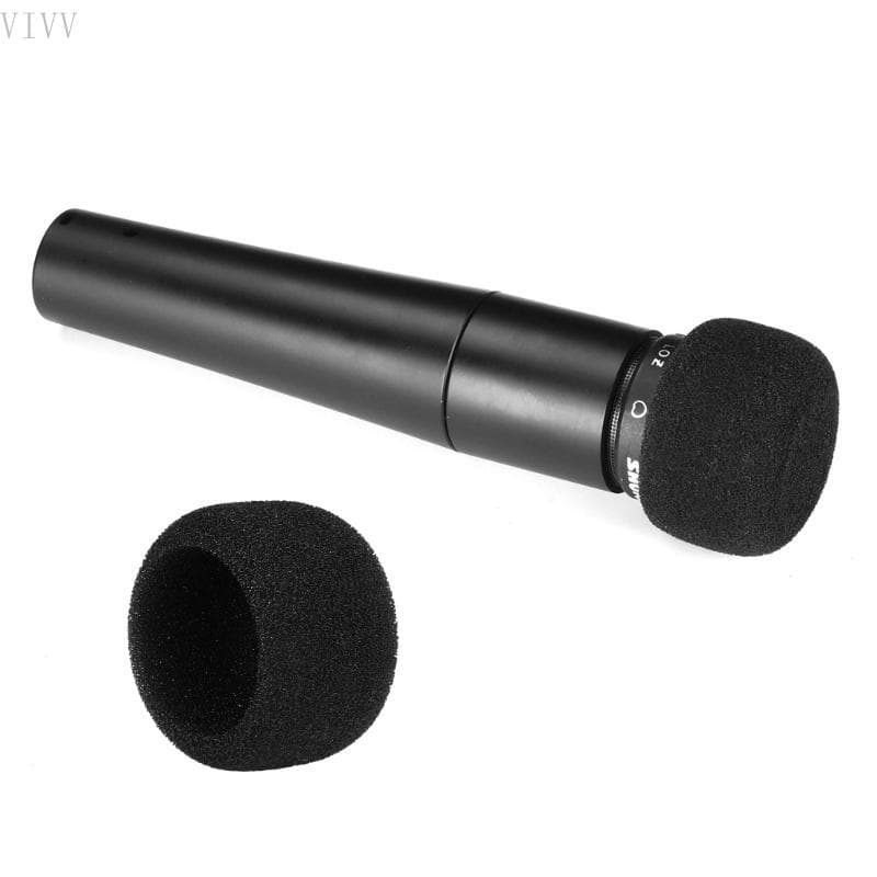 Vivvv Filtro Espuma Microfone Respirável Estúdio Captador Pára-Brisas Adequado Para SM57