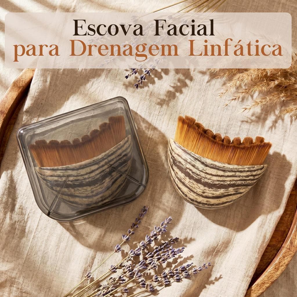 Escova Lifting Facial Inclui Escova Macia para Massagem e Relaxamento Facial